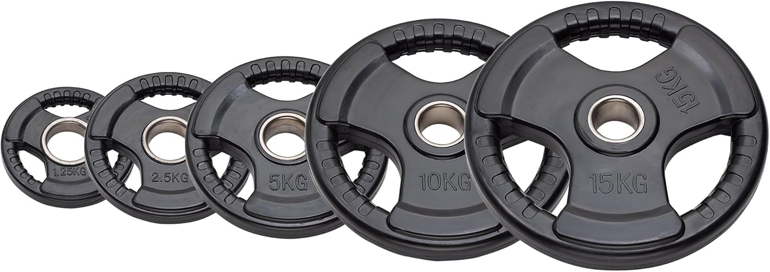 DISCO GHISA OLIMPICO GOMMATO TRI-GRIP Ø 50 mm 1,25 Kg DGGD1,25