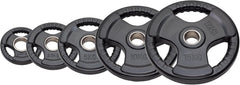 DISCO GHISA OLIMPICO GOMMATO TRI-GRIP Ø 50 mm 1,25 Kg DGGD1,25