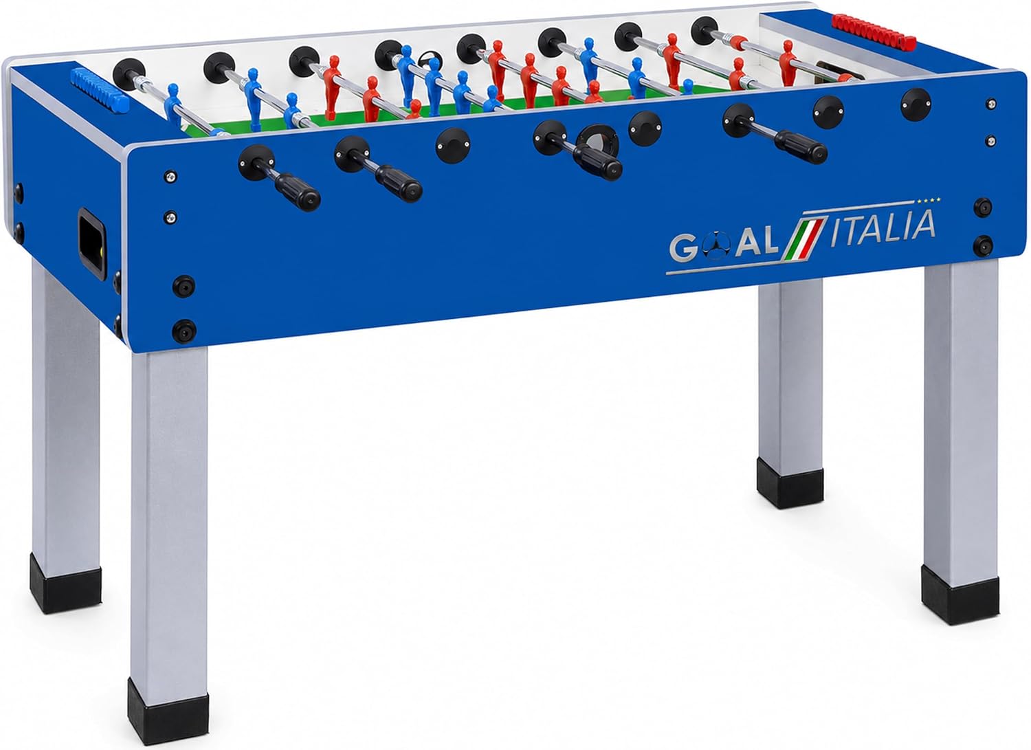 Calcio Balilla Goal [Made in Italy] Biliardino Con Aste Rientranti Telescopiche o Uscenti