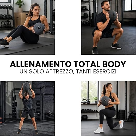 Slam Ball Antiscivolo da 2 a 30 kg-4
