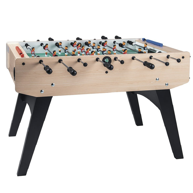Calciobalilla F-20 acero aste uscenti piano gioco lungo in nobilitato