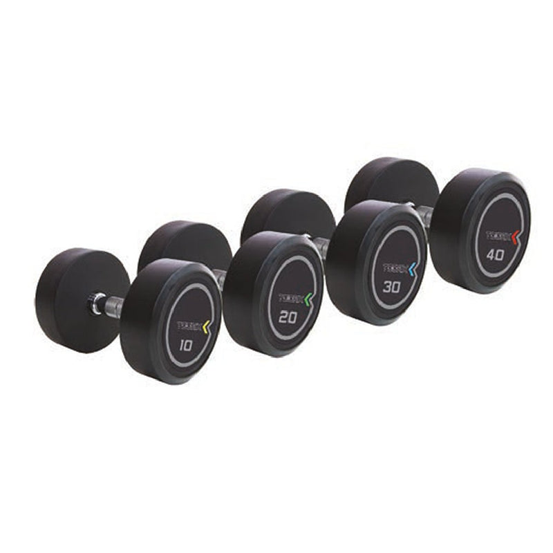 Set coppie manubri Professional in uretano da 4 a 24 kg (salto da 2 kg)