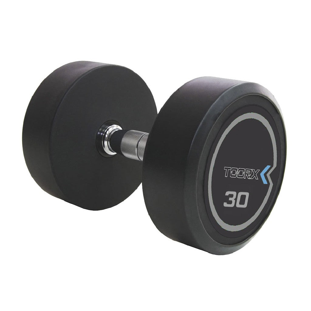 Manubrio Professional in uretano 10 KG nero / cromo impugnatura ergonomica-4