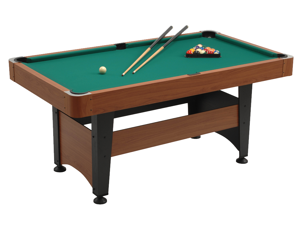 Pool table CHICAGO 4 rovere grigio campo gioco cm. 140 x 70 - piano gioco in mdf