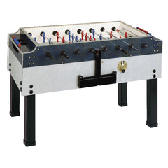 Calciobalilla OLYMPIC OUTDOOR aste uscenti piano gioco lungo in laminato