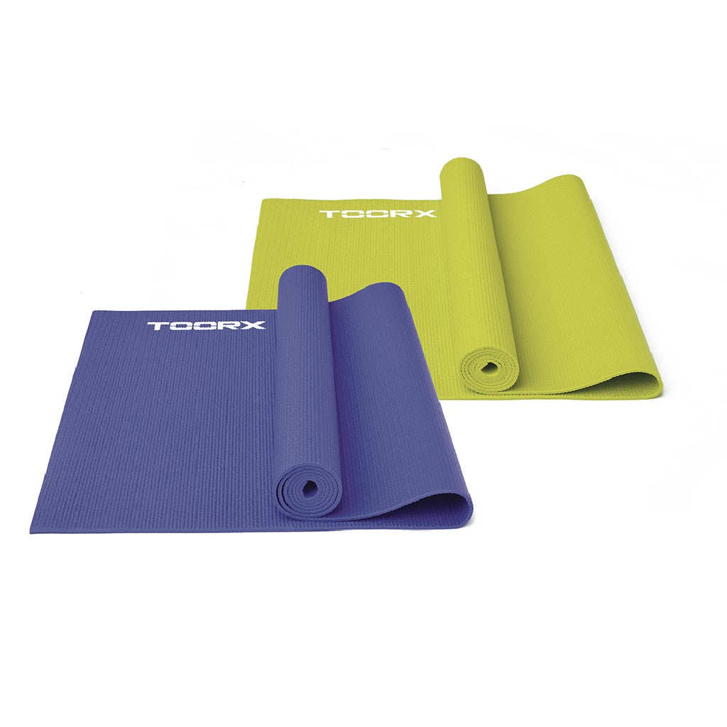 Materassino per yoga con superficie antiscivolo, cm. 173x60x0.4, verde lime