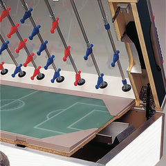 Calciobalilla OLYMPIC OUTDOOR aste uscenti piano gioco lungo in laminato