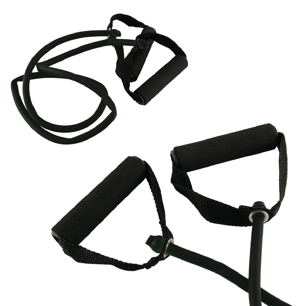 Tubo elastico con maniglie 6x12x1200 mm strong nero