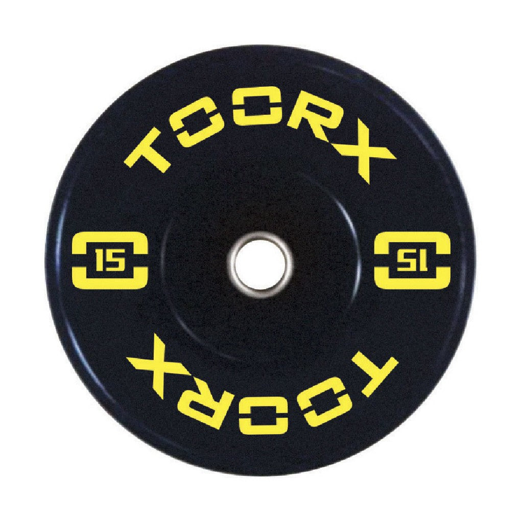 Disco BUMPER training 10 KG. nero con boccola inox svasata, Absolute line-3