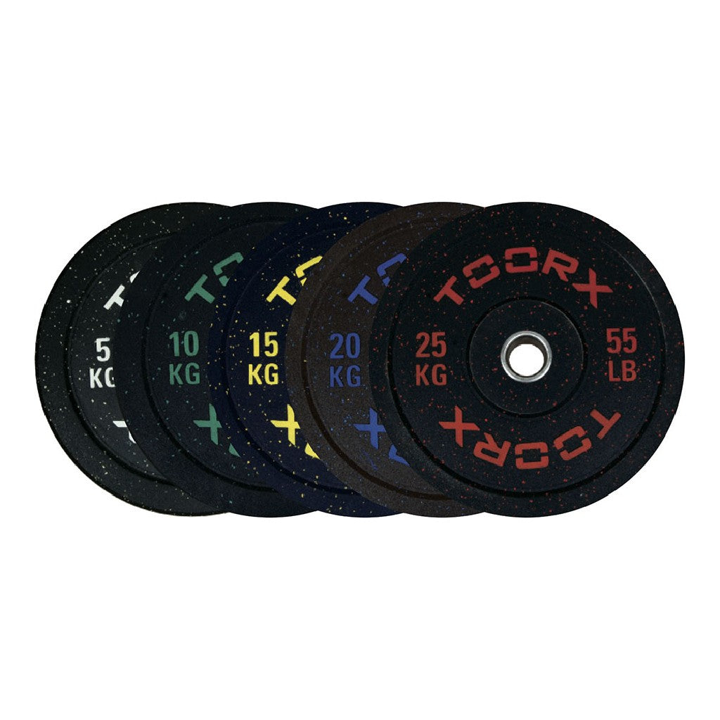 Disco BUMPER CRUMB - 10 kg. nero/verde - con boccola inox svasata