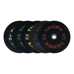 Disco BUMPER CRUMB - 10 kg. nero/verde - con boccola inox svasata