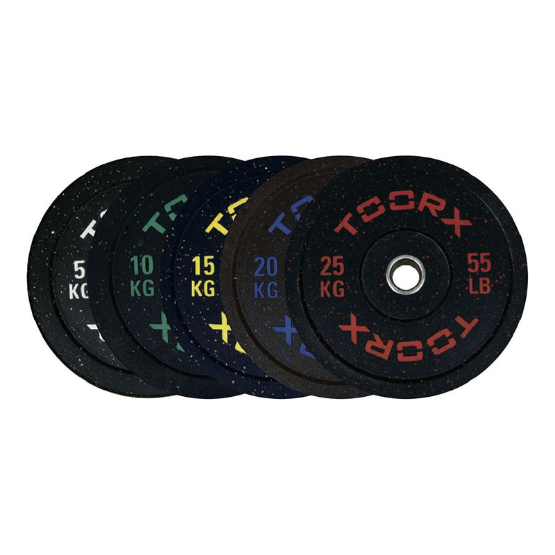 Disco BUMPER CRUMB - 10 kg. nero/verde - con boccola inox svasata