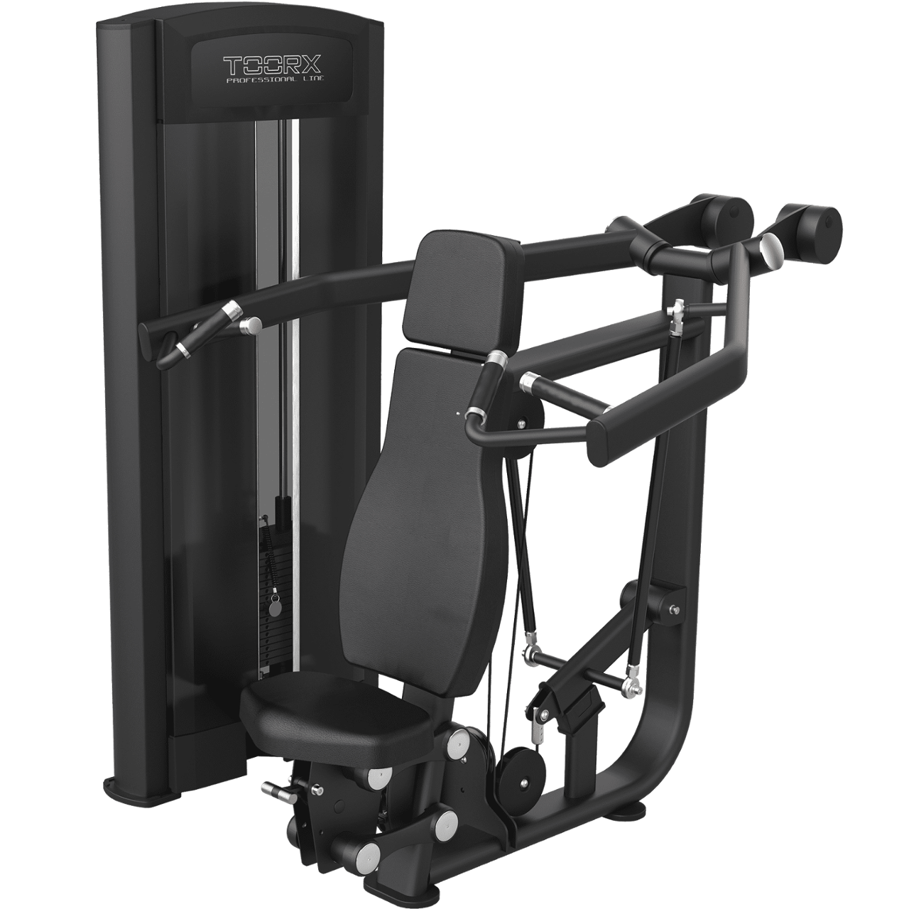 Pin Loaded converging shoulder press black Avant Line PLX 6100