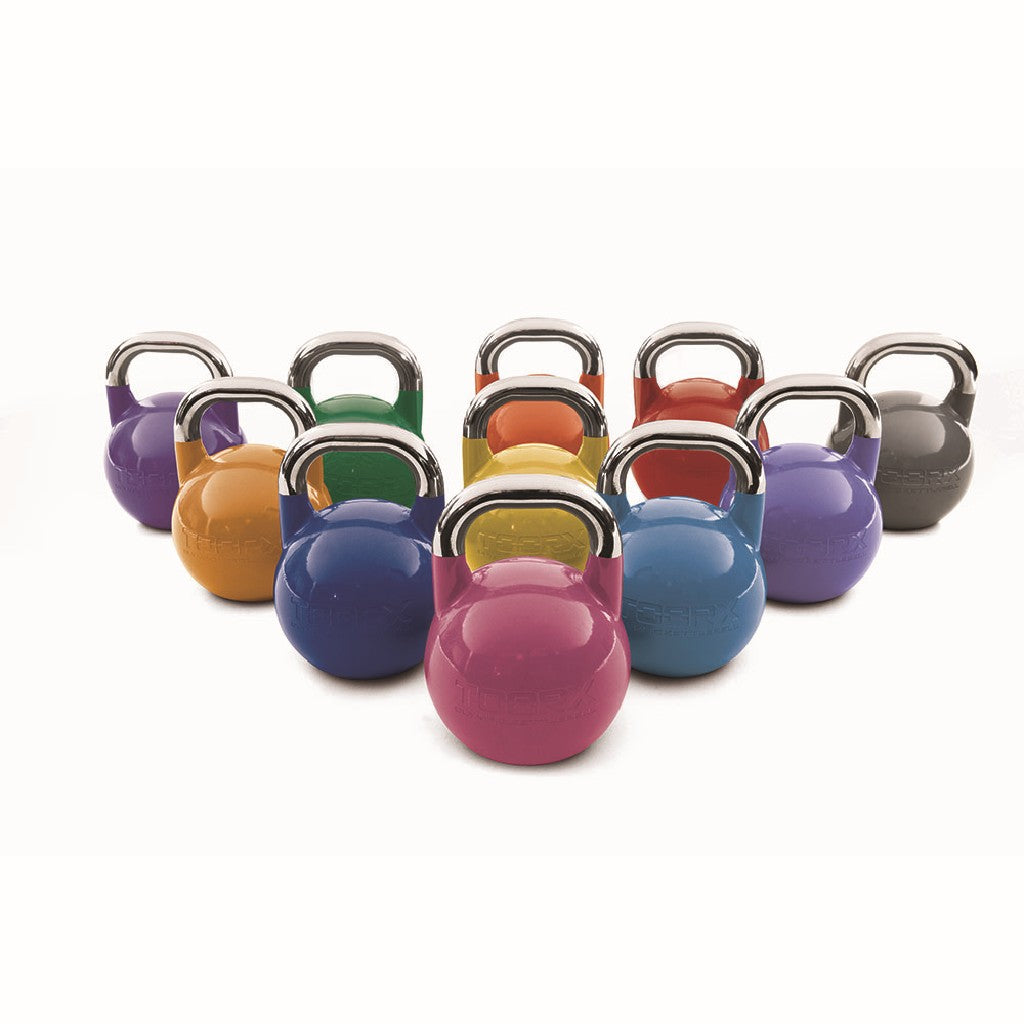 KETTLEBELL KG. 10 olimpionico in acciaio EVO colore azzurro