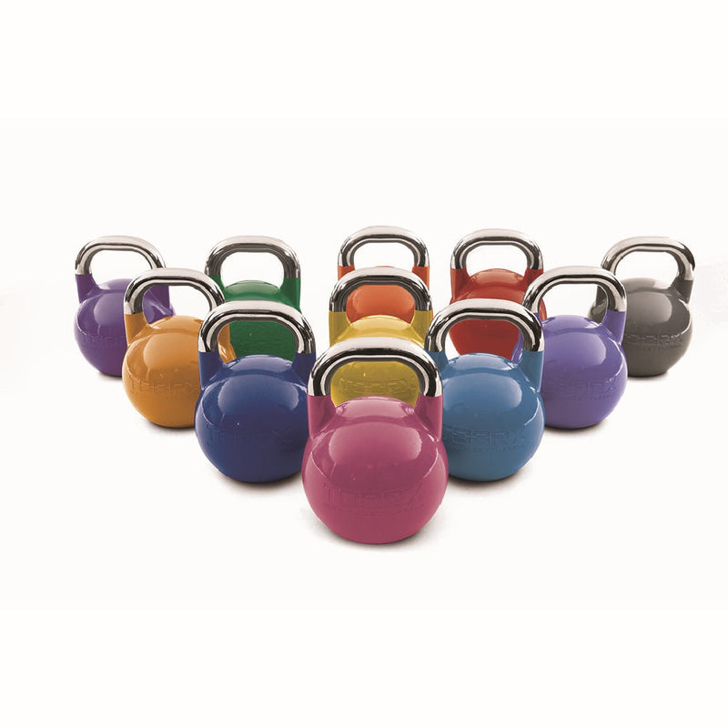 KETTLEBELL KG. 10 olimpionico in acciaio EVO colore azzurro
