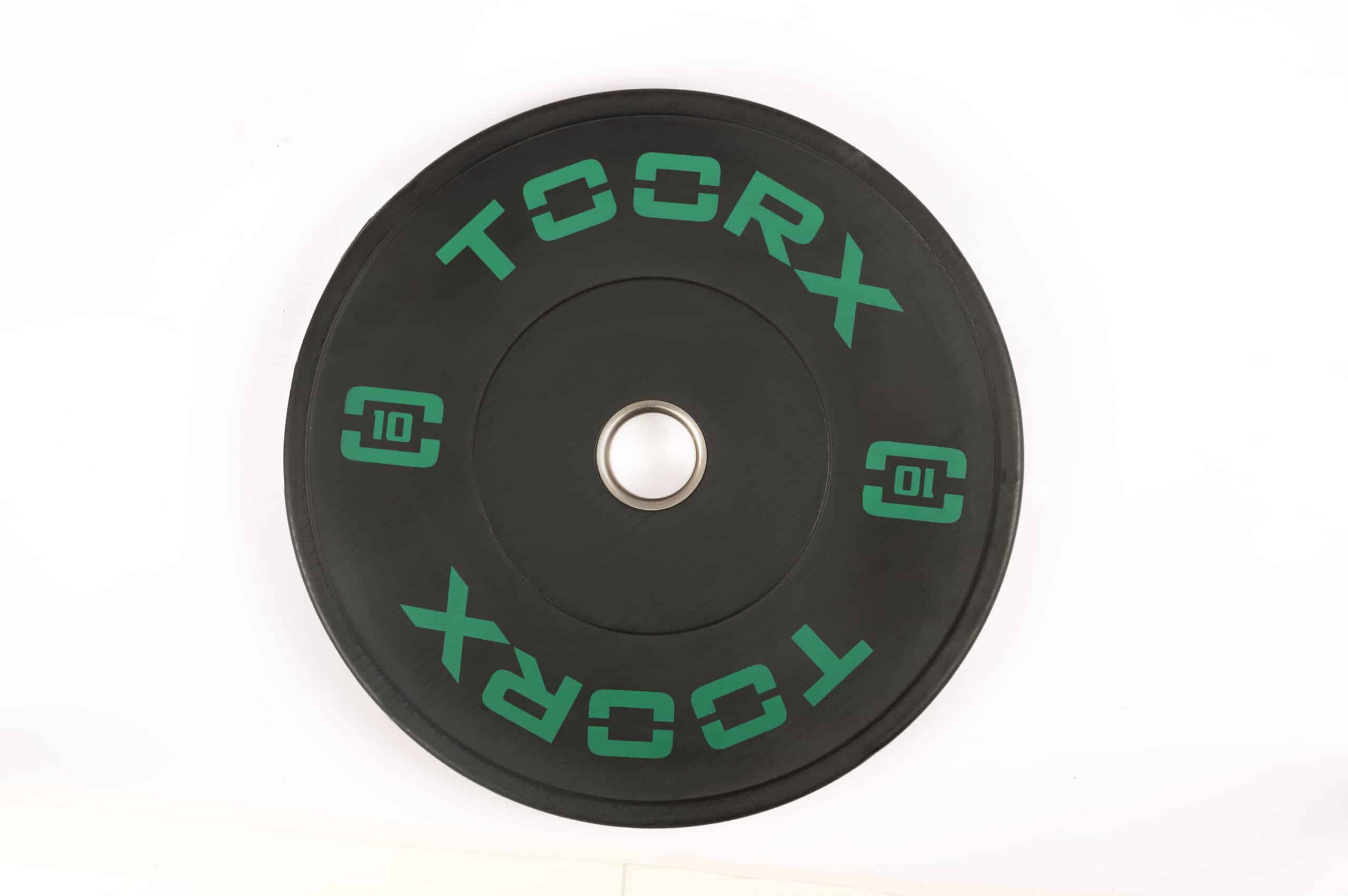 Disco BUMPER training 10 KG. nero con boccola inox svasata, Absolute line