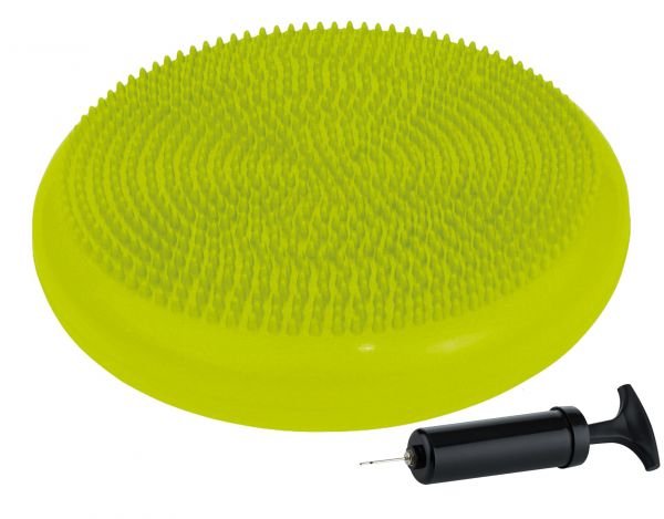 Cuscino ad aria d. 33 cm. pompa inclusa - verde lime