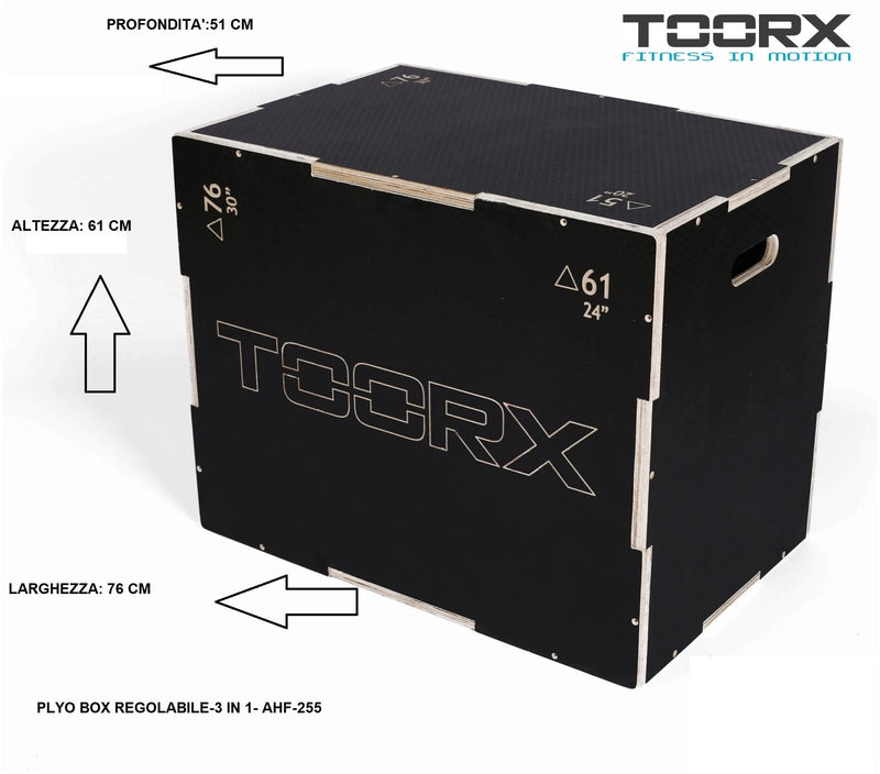 Plyo box con finitura honeycomb antiscivolo