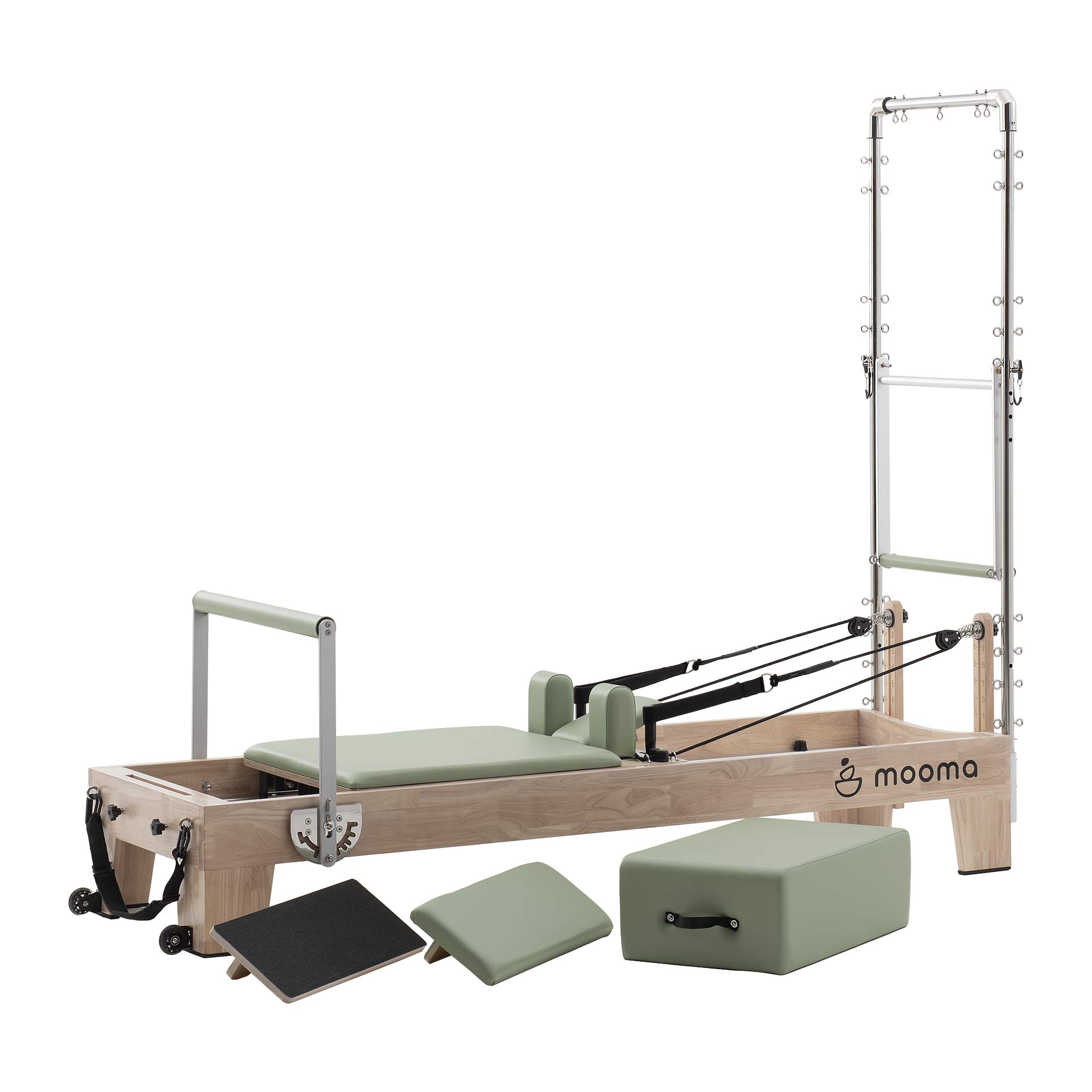 PILATES REFORMER CON TORRE IN LEGNO Mooma AP-RTW