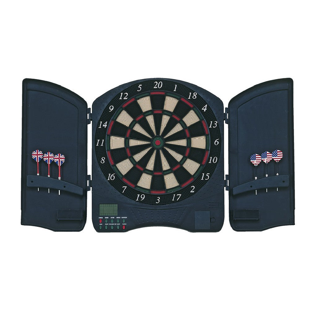 Bersaglio elettronico UNICORN 580 per freccette con armadietto incluse 6