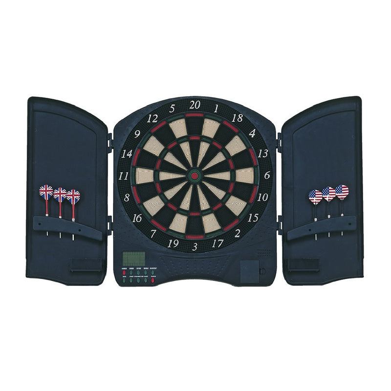 Bersaglio elettronico UNICORN 580 per freccette con armadietto incluse 6