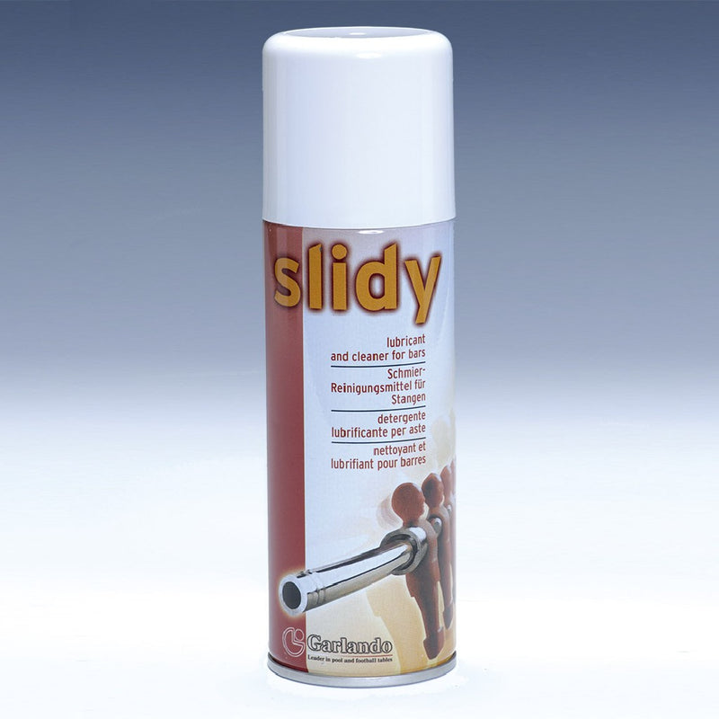 Bomboletta di spray lubrificante SLIDY per aste calciobalilla - 200ml