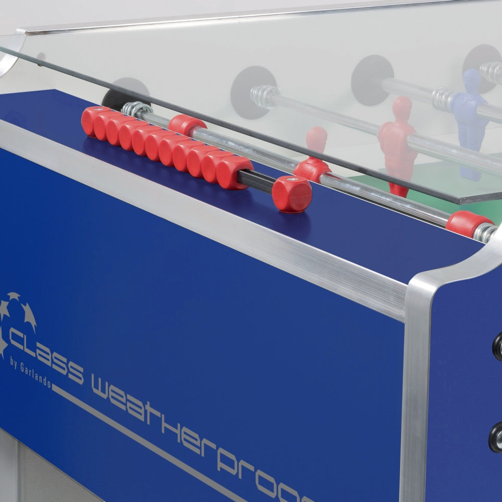 Calciobalilla CLASS Weatherproof da esterno con aste uscenti e vetro superiore-6