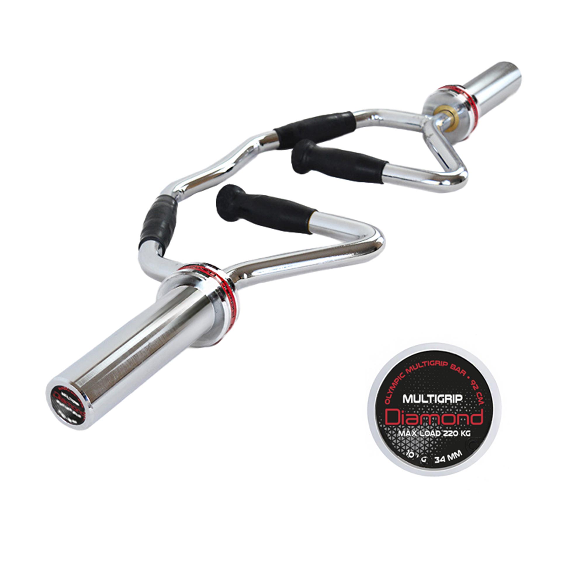 BILANCIERE OLIMPICO - MULTIGRIP - 220 kg