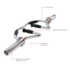 BILANCIERE OLIMPICO - MULTIGRIP - 220 kg