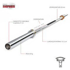 BILANCIERE OLIMPICO MASTER - 220 CM