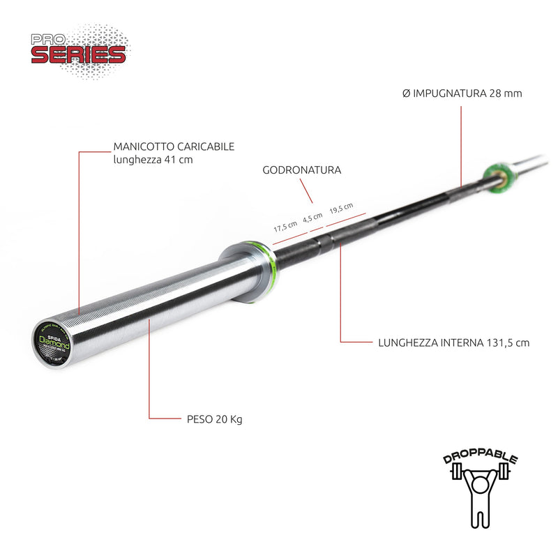 BILANCIERE OLIMPICO SFIDA - 220 CM