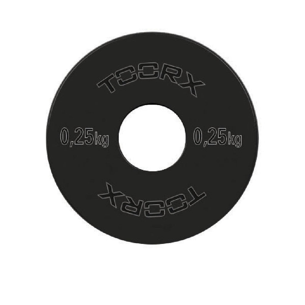 Coppia dischi microcarichi in acciaio 0,25 kg