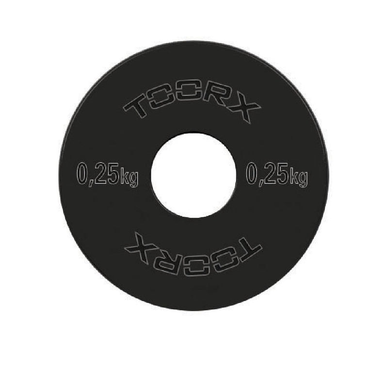Coppia dischi microcarichi in acciaio 0,25 kg