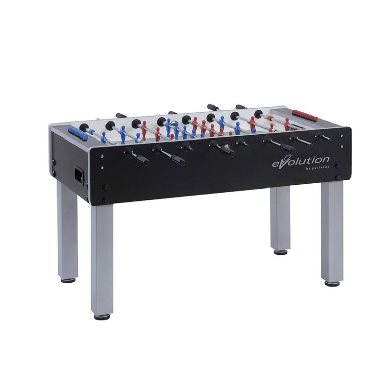 Calciobalilla G-500 EVOLUTION con aste uscenti, piano gioco corto in vetro
