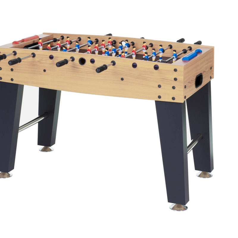 Calciobalilla F-3 acero aste uscenti piano gioco lungo in nobilitato
