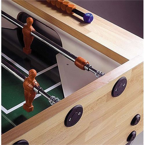Calciobalilla G-5000 aste rientranti piano gioco corto in vetro lucido