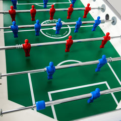 Calciobalilla G-500 WEATHERPROOF bianco aste rientranti piano gioco corto in