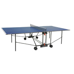 Ping pong PROGRESS INDOOR piano blu con ruote, per interno