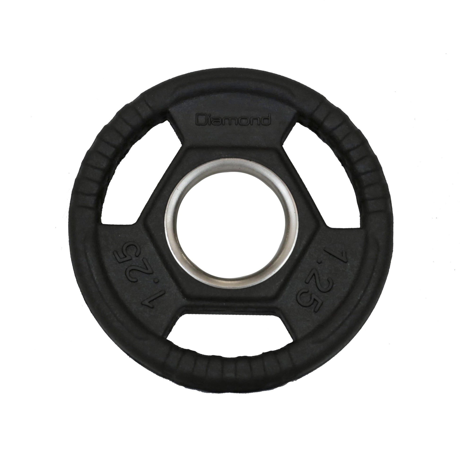 DISCO GHISA OLIMPICO GOMMATO TRI-GRIP Ø 50 mm 1,25 Kg PRO DGGD1,25-P