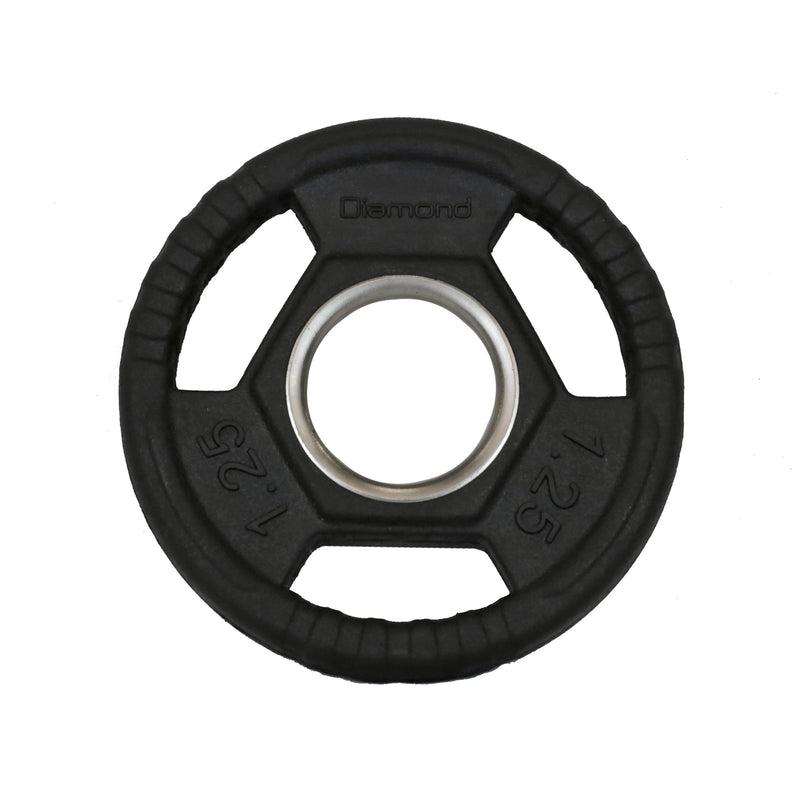 DISCO GHISA OLIMPICO GOMMATO TRI-GRIP Ø 50 mm 1,25 Kg PRO DGGD1,25-P