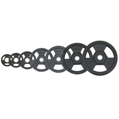 DISCO GHISA OLIMPICO GOMMATO TRI-GRIP Ø 50 mm 1,25 Kg PRO DGGD1,25-P