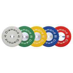 DISCO OLIMPICO BUMPER COMPETIZIONE PRO Ø 45 cm 5 Kg - Bianco DOCD5-PN