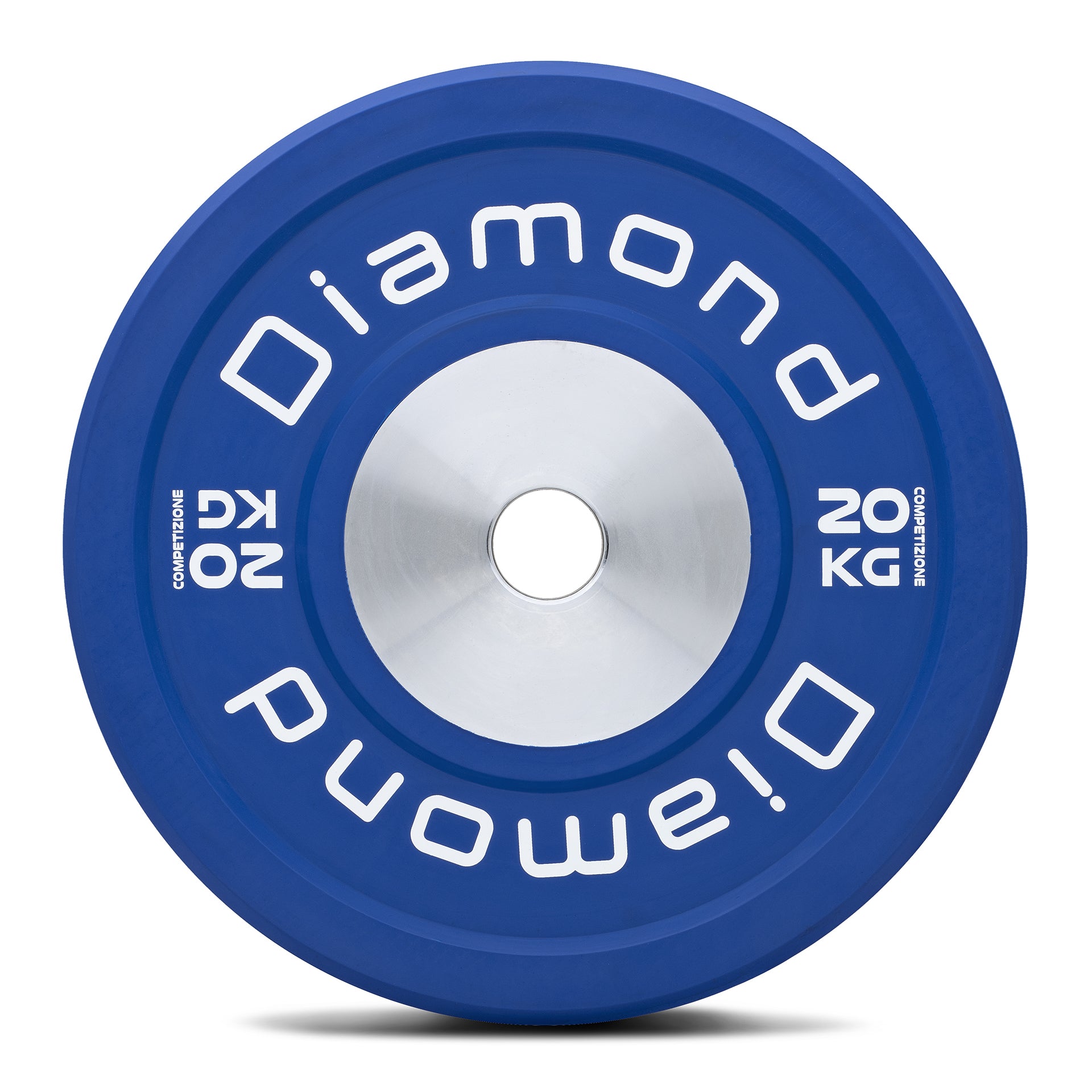 DISCO OLIMPICO BUMPER COMPETIZIONE PRO Ø 45 cm 20 Kg - Blu DOCD20-PN