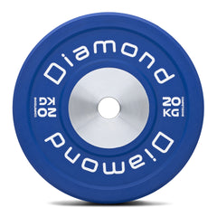 DISCO OLIMPICO BUMPER COMPETIZIONE PRO Ø 45 cm 20 Kg - Blu DOCD20-PN