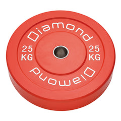 DISCO OLIMPICO BUMPER SFIDA PRO Ø 45 cm 25 Kg - Rosso DOSD25-P