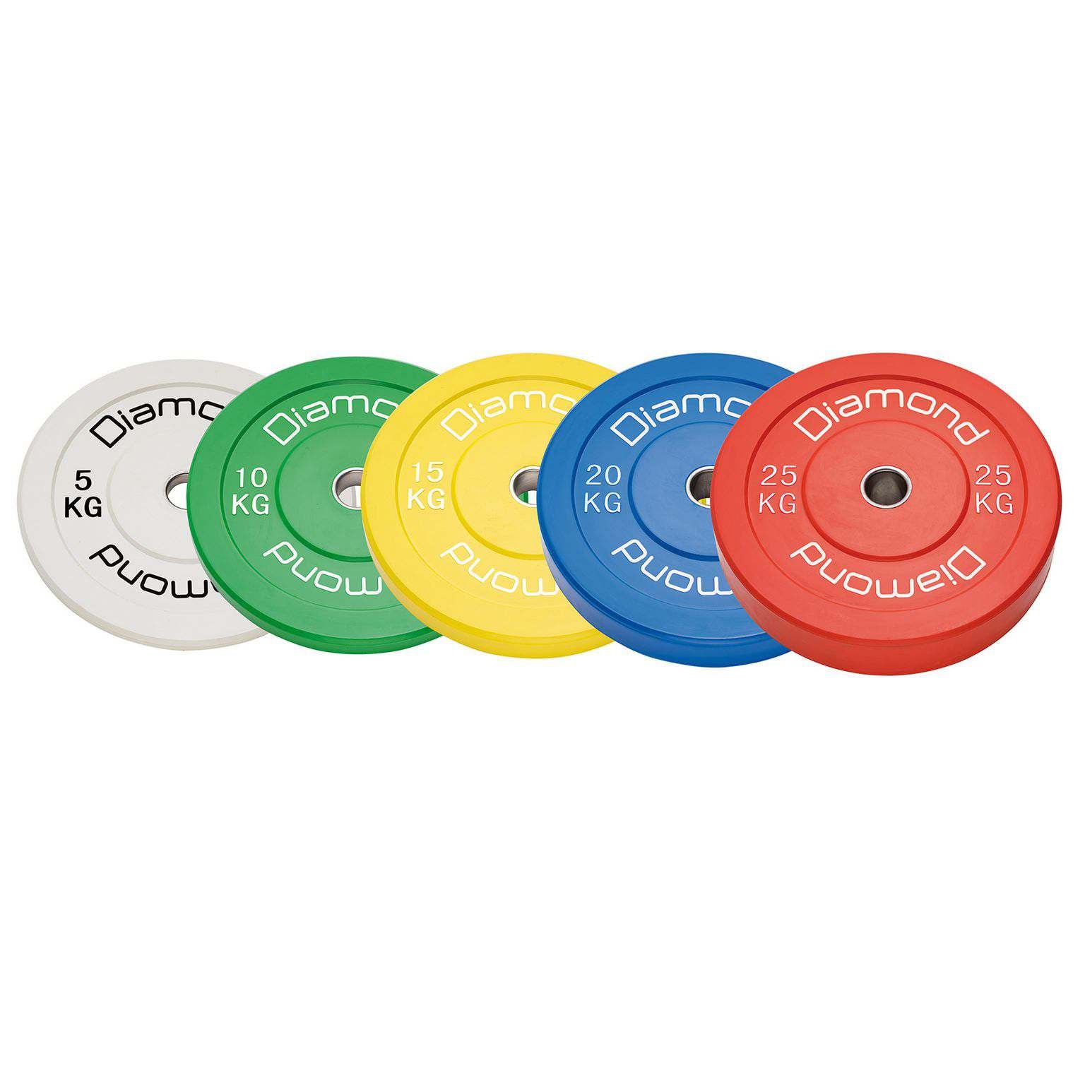 DISCO OLIMPICO BUMPER SFIDA PRO Ø 45 cm 10 Kg - Verde DOSD10-P