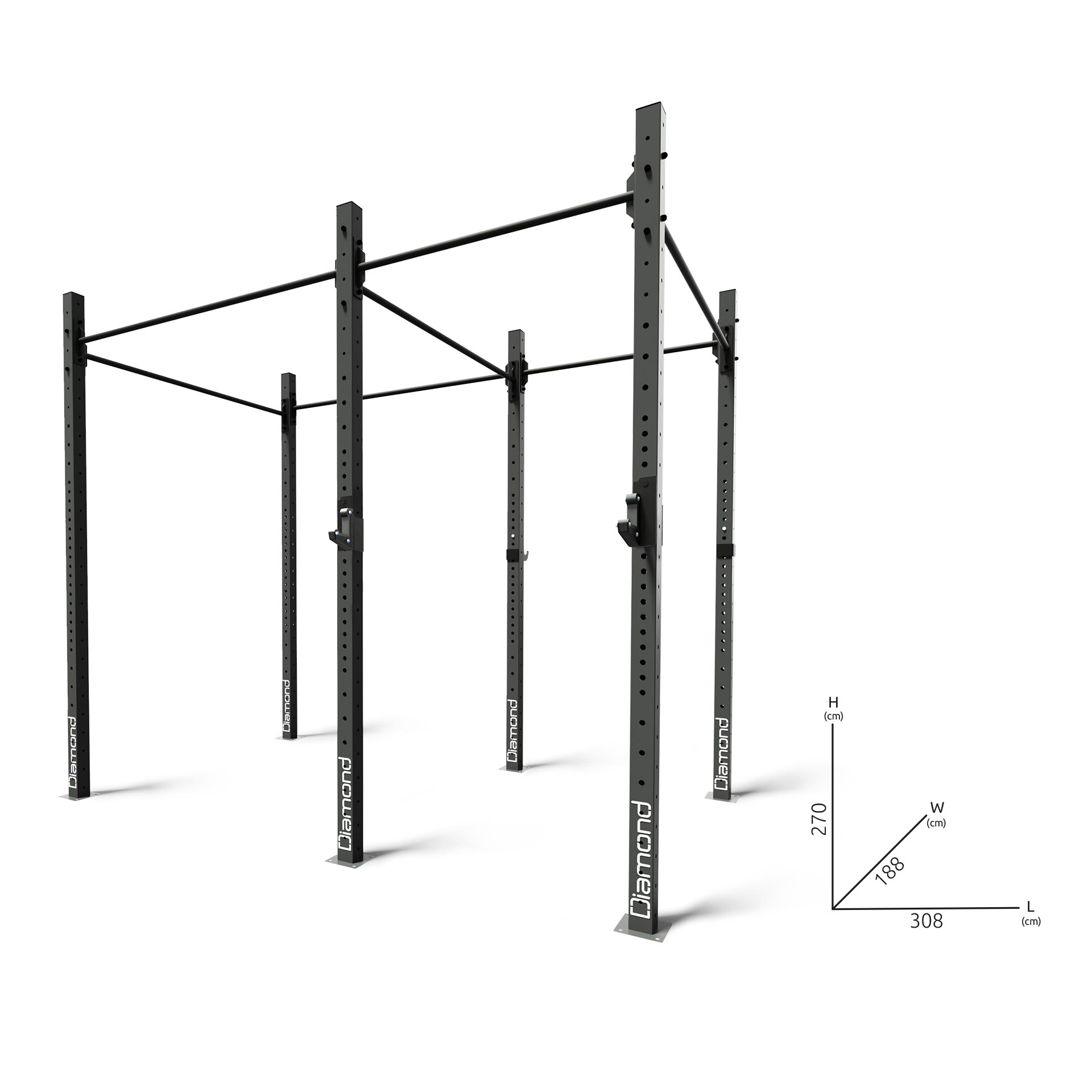 2 MODULI NAKED FREE STANDING