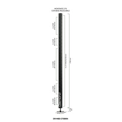 MONTANTE 270 CON BASE REGOLABILE
