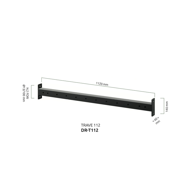 TRAVE ORIZZONTALE 112CM