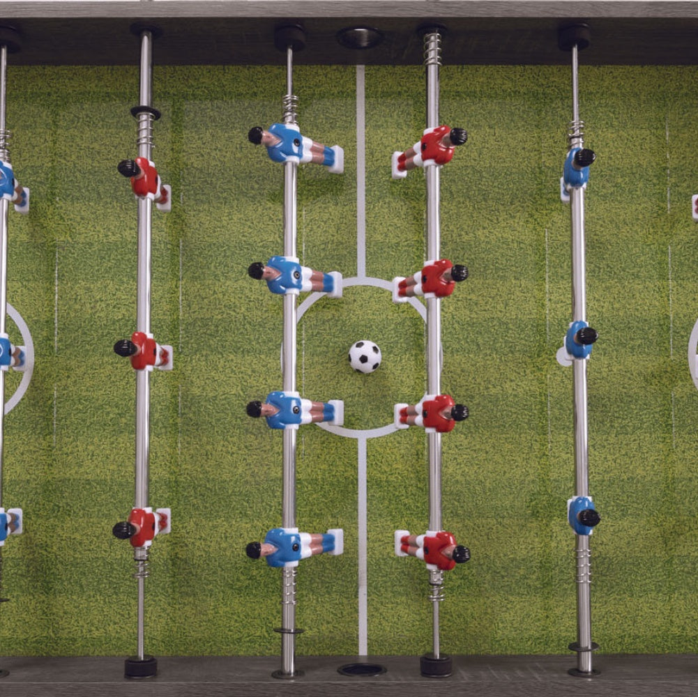 Calciobalilla F-2 aste uscenti piano gioco lungo in nobilitato
